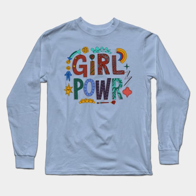 Grl-pwr Long Sleeve T-Shirt by WordsOfVictor